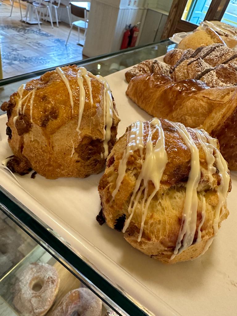 Freshly baked scones.